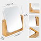 Desk mirror with standard 1x/3x magnification - double-sided - 360-degree swivel - portable vanity mirror with magnifying glass