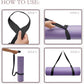 Yoga Mat Strap for Carrying - Cotton Yoga Mat Carry Strap Sling- Adjustable Loops for all Mat Sizes(Yoga Mat not included)