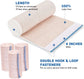 Premium compression bandages Pack of 6 elastic bandages - self-adhesive - for injuries to wrists, ankles, hands, knees, elbows, shoulders, feet - washable and reusable - 10 cm wide - 1-7 m long - stretches up to 4-5 m
