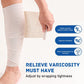 Premium compression bandages Pack of 6 elastic bandages - self-adhesive - for injuries to wrists, ankles, hands, knees, elbows, shoulders, feet - washable and reusable - 10 cm wide - 1-7 m long - stretches up to 4-5 m
