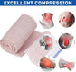 Premium compression bandages Pack of 6 elastic bandages - self-adhesive - for injuries to wrists, ankles, hands, knees, elbows, shoulders, feet - washable and reusable - 10 cm wide - 1-7 m long - stretches up to 4-5 m