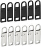 Reserve zips - 12-pack metal zips - removable - suitable for purses - clothing - jeans - suitcases - luggage