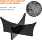 Ball Standard - Acrylic - Football, Basketball, Soccer, Volleyball, Rugby, etc. Display Standard - Ball Holders - 6 pieces - Black