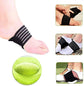 2 pairs of extra thick, padded compression arch supports for added comfort - suitable for plantar fasciitis, fallen arches, heel spurs, flat feet and foot pain issues