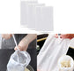 3 reusable micron fine mesh filter bags - drawstring filter bags for cold coffee with cheesecloth - fine mesh nylon filter bags - washable filter bags for juice - wine - homebrewed beer - brewing and hops (200 mesh)