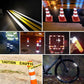 Reflective tape stickers - 3 rolls - White, yellow, red - Reflective tape - Safety warning strips - Traffic signs - Reflective signs - Stickers - 5 cm * 3 m