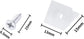 30-piece drawer repair kit - drawer repair set with screws - drawer support - drawer base repair brackets - plastic corner brackets - corner bracket fixings with screws for furniture