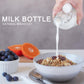 Clip-on glass storage bottle with lid for brewing beer, wine, spices, drinks, oil, vinegar, kombucha and water
