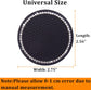 Nice car coasters 2 pieces Universal car cup holder inserts Coasters 2-75 inch Silicone non-slip sparkling crystal diamond Car accessories for women and ladies (black background with white diamonds)