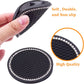 Nice car coasters 2 pieces Universal car cup holder inserts Coasters 2-75 inch Silicone non-slip sparkling crystal diamond Car accessories for women and ladies (black background with white diamonds)