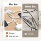 70 self-adhesive cable clips - 50 small + 20 large self-adhesive cable organizers - plastic cable organizer clips for organizing cables on the wall - on the desk and in the home office (clear)
