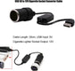 USB A male to 12V car cigarette lighter female adapter cable (max. 8W)
