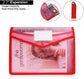 A4 plastic wallet - set of 5 popper wallets plastic folders premium pocket map envelopes for school office home with press stud closure - large capacity