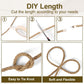 10m jute rope - 8mm thick jute rope - naturally braided jute garden rope for cat scratching post rope - gardening - camping - decoration - gift wrapping and craft decoration (brown)