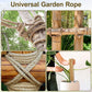 10m jute rope - 8mm thick jute rope - naturally braided jute garden rope for cat scratching post rope - gardening - camping - decoration - gift wrapping and craft decoration (brown)