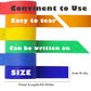 6 rolls of coloured sticky tape - removable coloured tape (1 cm * 13 m) - coloured tape suitable for office and home crafts - used for wall decorations - art - lettering and crafting Rainbow sticky tape