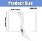 1000 pieces of labels on a roll - food labels - self-adhesive blank labels 60 × 30 mm - white - removable. Suitable for frozen products - kitchens - supermarkets - office supplies - refrigerators - laboratory refrigerators - jam - spices.