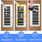 1000 pieces of labels on a roll - food labels - self-adhesive blank labels 60 × 30 mm - white - removable. Suitable for frozen products - kitchens - supermarkets - office supplies - refrigerators - laboratory refrigerators - jam - spices.