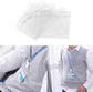 5-piece plastic card holder - clear waterproof plastic badge holder - clear branded badge ID holder - wallet holder - double-sided badge holder - lanyard card holder for home, office and school