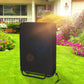 Garden chair covers - 2 pieces waterproof- windproof- UV resistant- hydrophobic Oxford material for terrace sun loungers- including storage bag (110 x 71 cm) - Black