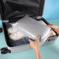 40 reusable travel zip lock bags - 40 x 30 cm - travel clothing bags - large transparent storage bags - plastic sealable clothing bags for clothes, shoes and cosmetics