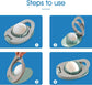 Egg slicer - Egg slicer with stainless steel wire - multi-functional egg slicer - slices boiled eggs, ham, bananas and strawberries evenly