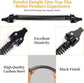 14 inch automatically closing gate spring hardware Adjustable metal spring closer for light to heavy wooden doors Gate latch Black garden gate latch for wooden doors