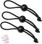 12 Black sailcloth bungee balls for banners - sailcloths - pavilions - tents - bungee hooks - stalls - flagpoles
