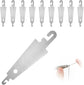10 pieces of embroidery and cross-stitch needle threader tool - stainless steel hook needle threader - manual threader for needles with large eyes - Sewing Tools Consumables Accessories
