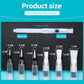 Refillable watercolour brush set: 6 watercolour brushes with refillable reservoirs - watercolour brushes with fine, medium and large tips for watercolour painting and sketching