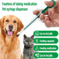 Two-piece set with pet pill poppers, cat pill poppers and cat pill dispensers. Reusable cat pill poppers. Green pill poppers with soft tips for safety and reliability. Handy for both cats and dogs.