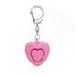 Personal alarm - 125dB - Heart-shaped - Protection device - with light - Keychain - for girls, women, children, the elderly, walking, traveling, parking, at night
