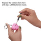 Personal alarm - 125dB - Heart-shaped - Protection device - with light - Keychain - for girls, women, children, the elderly, walking, traveling, parking, at night