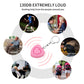 Personal alarm - 125dB - Heart-shaped - Protection device - with light - Keychain - for girls, women, children, the elderly, walking, traveling, parking, at night