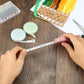 Meetlinten 3 pieces 200 cm/79 inch Sewing measuring tapes Retractable measuring tapes for measuring length, bust and waist