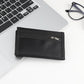 Heren Slim Wallet UK Simple Lightweight Compact RFID Blocking Soft Secure Credit Card Holder for 6 Cards and Banknotes Suitable for Travel Men Dad Friend Birthday Gift Charcoal Black