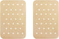 120 pieces of Airfryer paper baking forms, Airfryer baking forms compatible with Ninja Foodi Dual Airfryer, non-stick perforated baking paper compatible with Ninja DZ201 DZ401