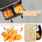 120 pieces of Airfryer paper baking forms, Airfryer baking forms compatible with Ninja Foodi Dual Airfryer, non-stick perforated baking paper compatible with Ninja DZ201 DZ401