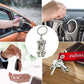 Silver racing keychain for Father&