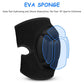 1 pair of knee pads, 20 mm thick knee pads for gardening, non-slip and anti-impact knee pads for household cleaning, construction, floors, garden (large size)