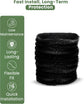 Gutter brush - Leaf catcher - Lead filter - Gutter drain cleaner - Leaf cleaner - Gutter unblocker - 4m x 100mm Black