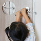 2-pack cabin door latches with hook and eye, 10 cm stainless steel door lock with mounting screws, sturdy twist latch for windows, sliding doors, bedrooms and bathrooms