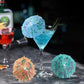25 cocktail umbrellas for drinks - colourful paper umbrellas for drinks