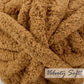 Chunky yarn - Hand-knitted blanket - 25 metres - Extra soft - DIY - Cushion - Blanket - Pet bed - brown