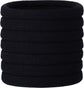 20 large cotton elastic hair ties - ponytail holder headbands - for thick curly hair - long hair