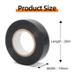 Black insulation tape 19 mm x 20 m 6-pack strong self-adhesive PVC insulation tape for insulating, repairing and protecting electrical wires