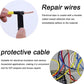 Black insulation tape 19 mm x 20 m 6-pack strong self-adhesive PVC insulation tape for insulating, repairing and protecting electrical wires