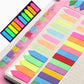 Sticky note labels, 200 sticky note labels, sticky note bookmarks in 2 shapes, mini file labels for marking pages and jotting down inspiration