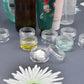 12 travel cosmetic jars, 5 ml cream, make-up monsters, containers with lids for women, glitter nail art, storage bottles