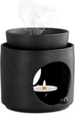 Ylang-ylang golden wax melt, ceramic oil burner aromatherapy machine, wax burner ceramic burner, aromatherapy holder, tealight holder diffuser, essential oil and wax melt, candle burner for home office decoration